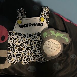 Build A Bear Sanrio Badtz-Maru Overalls